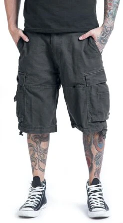 "Vintage Shorts" Short Anthrazit Von Brandit -Stil Tanz Verkaufsgeschäft 185235wa emp