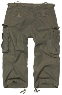 "Industry Vintage 3/4" Short Oliv Von Brandit -Stil Tanz Verkaufsgeschäft 185241b emp