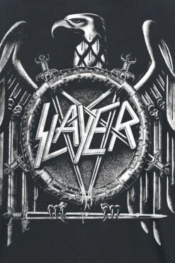 "Eagle" T-Shirt Schwarz Von Slayer 6 "Eagle" T-Shirt Schwarz Von Slayer -Stil Tanz Verkaufsgeschäft 208675d emp