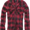 "Checkshirt" Flanellhemd Rot/schwarz Von Brandit -Stil Tanz Verkaufsgeschäft 228664a