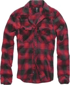 "Checkshirt" Flanellhemd Rot/schwarz Von Brandit