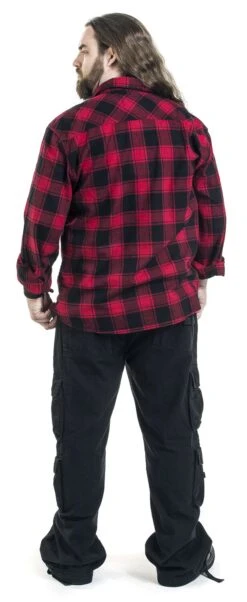 "Checkshirt" Flanellhemd Rot/schwarz Von Brandit -Stil Tanz Verkaufsgeschäft 228664wc2