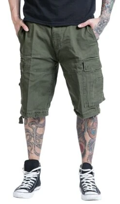 "Vintage Shorts" Short Oliv Von Brandit -Stil Tanz Verkaufsgeschäft 229071wa