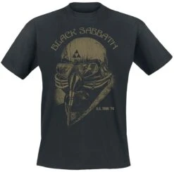 "U.S. Tour '78" T-Shirt Schwarz Von Black Sabbath