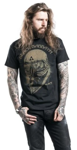 "U.S. Tour '78" T-Shirt Schwarz Von Black Sabbath -Stil Tanz Verkaufsgeschäft 234630wa emp