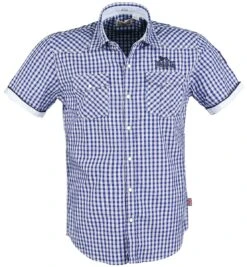 "Berny" Kurzarmhemd Navy Von Lonsdale London