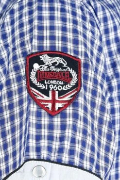 "Berny" Kurzarmhemd Navy Von Lonsdale London -Stil Tanz Verkaufsgeschäft 284917d emp