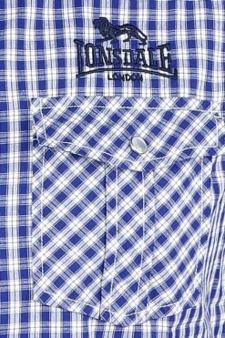 "Berny" Kurzarmhemd Navy Von Lonsdale London -Stil Tanz Verkaufsgeschäft 284917d2 emp