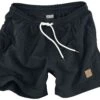 "Block Swim Shorts" Badeshort Schwarz Von Urban Classics
