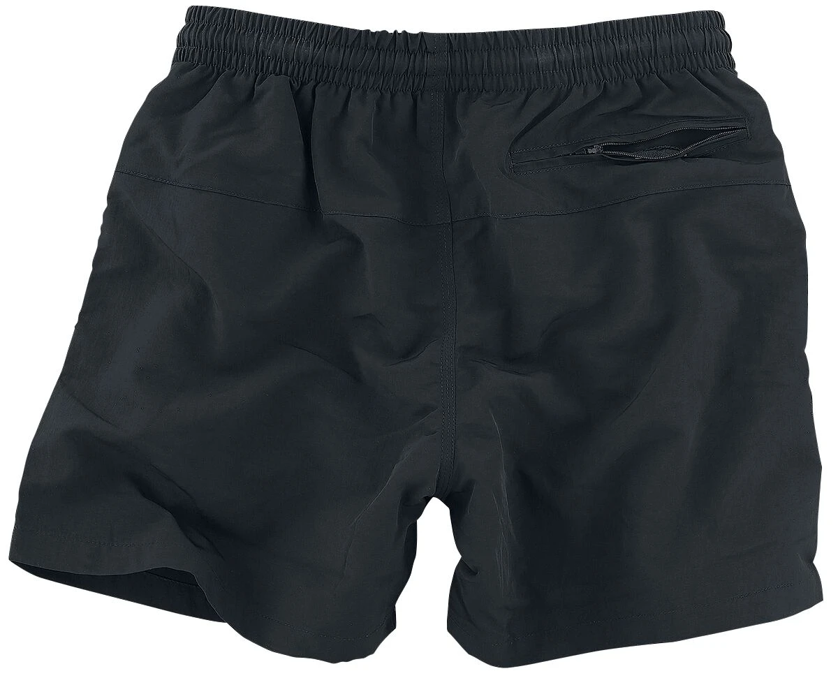 "Block Swim Shorts" Badeshort Schwarz Von Urban Classics 4 "Block Swim Shorts" Badeshort Schwarz Von Urban Classics – Bild 2