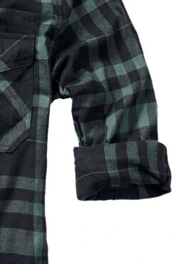 "Checkshirt" Langarmhemd Schwarz/grün Von Brandit -Stil Tanz Verkaufsgeschäft 298957d2