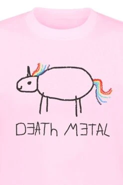 "Death Metal" T-Shirt Rosa Von Death Metal 9 "Death Metal" T-Shirt Rosa Von Death Metal -Stil Tanz Verkaufsgeschäft 316330d emp