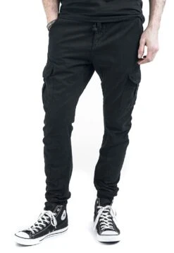"Cargo Jogging Pants" Cargohose Schwarz Von Urban Classics -Stil Tanz Verkaufsgeschäft 320733wa