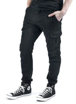 "Cargo Jogging Pants" Cargohose Schwarz Von Urban Classics -Stil Tanz Verkaufsgeschäft 320733wa2