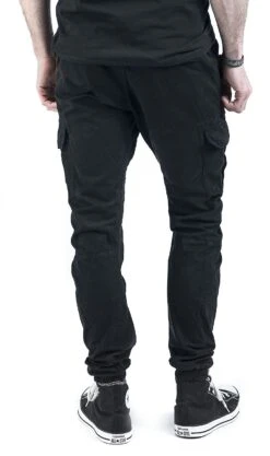 "Cargo Jogging Pants" Cargohose Schwarz Von Urban Classics -Stil Tanz Verkaufsgeschäft 320733wb