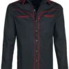 "Plain Trim" Langarmhemd Schwarz/rot Von Banned Alternative 1 "Plain Trim" Langarmhemd Schwarz/rot Von Banned Alternative -Stil Tanz Verkaufsgeschäft 329180a emp