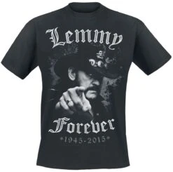 "Lemmy - Forever" T-Shirt Schwarz Von Motörhead