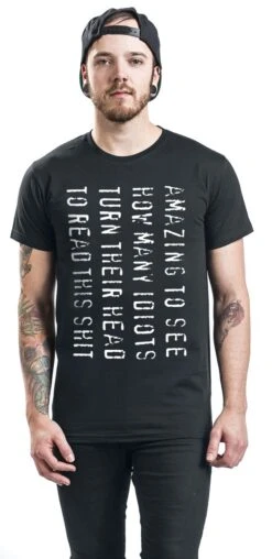 "Amazing To See..." T-Shirt Schwarz Von Sprüche -Stil Tanz Verkaufsgeschäft 335139wa emp