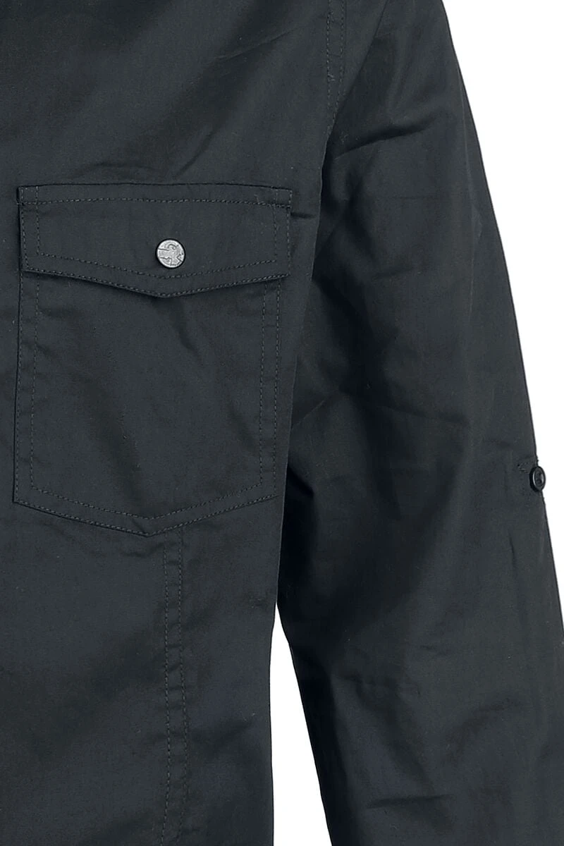 "There Is No Business Like Rock Business" Langarmhemd Schwarz Von Black Premium By EMP 5 "There Is No Business Like Rock Business" Langarmhemd Schwarz Von Black Premium By EMP – Bild 3