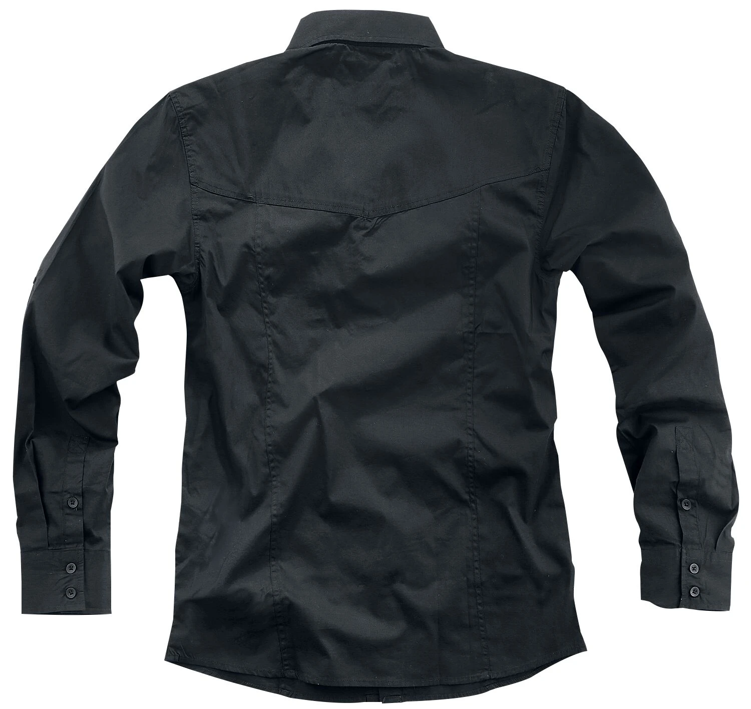 "There Is No Business Like Rock Business" Langarmhemd Schwarz Von Black Premium By EMP 7 "There Is No Business Like Rock Business" Langarmhemd Schwarz Von Black Premium By EMP – Bild 5