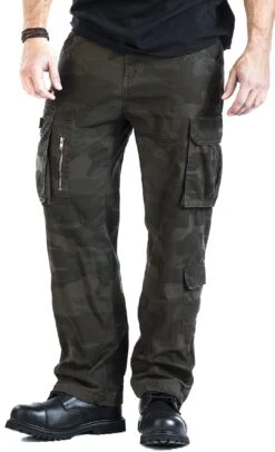 "Army Vintage Trousers" Cargohose Darkcamo Von Black Premium By EMP -Stil Tanz Verkaufsgeschäft 340632wa emp