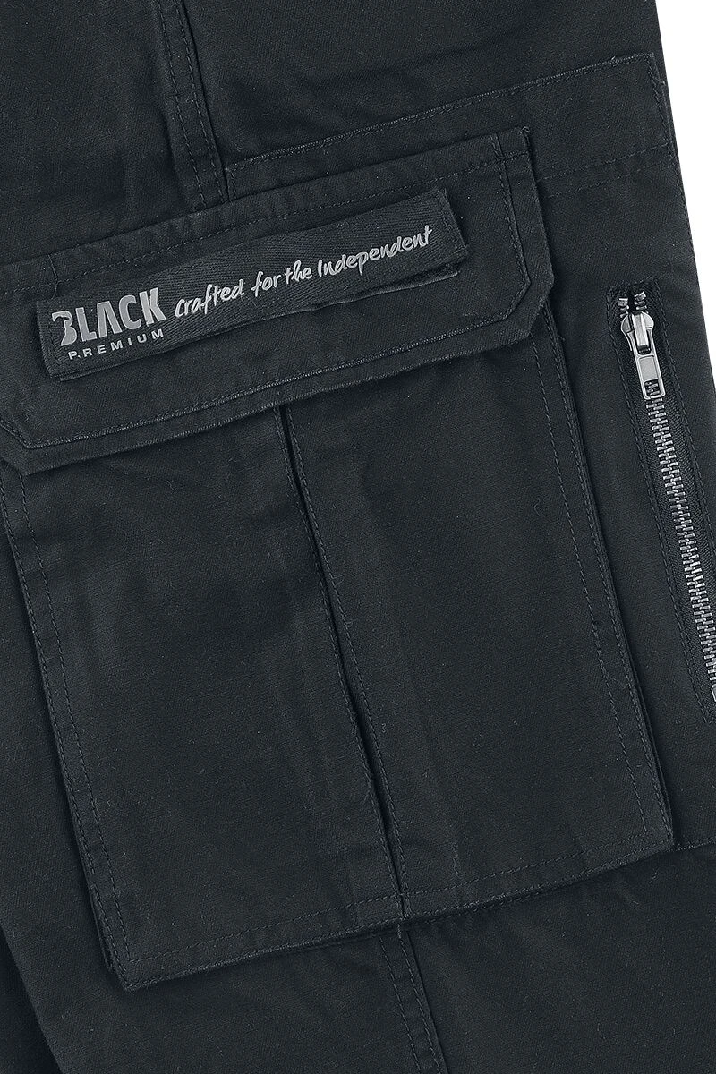 "3/4 Army Vintage Shorts" Short Schwarz Von Black Premium By EMP 5 "3/4 Army Vintage Shorts" Short Schwarz Von Black Premium By EMP – Bild 3