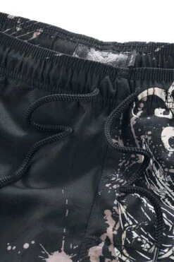 "Swimming Time" Badeshort Schwarz Von Rock Rebel By EMP -Stil Tanz Verkaufsgeschäft 341323d emp
