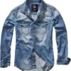"Riley Denimshirt" Jeanshemd Blau Von Brandit -Stil Tanz Verkaufsgeschäft 351791a