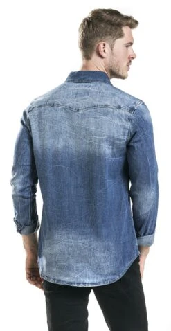 "Riley Denimshirt" Jeanshemd Blau Von Brandit 11 "Riley Denimshirt" Jeanshemd Blau Von Brandit -Stil Tanz Verkaufsgeschäft 351791wb
