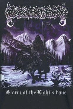 "Storm Of The Light's Bane" T-Shirt Schwarz Von Dissection -Stil Tanz Verkaufsgeschäft 367199d emp