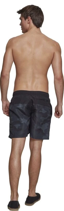 "Block Swim Shorts" Badeshort Darkcamo/schwarz Von Urban Classics -Stil Tanz Verkaufsgeschäft 369942wb
