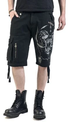 "EMP Signature Collection" Short Schwarz Von Motörhead -Stil Tanz Verkaufsgeschäft 372743wa