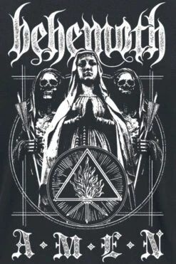 "Amen" T-Shirt Schwarz Von Behemoth -Stil Tanz Verkaufsgeschäft 373565d