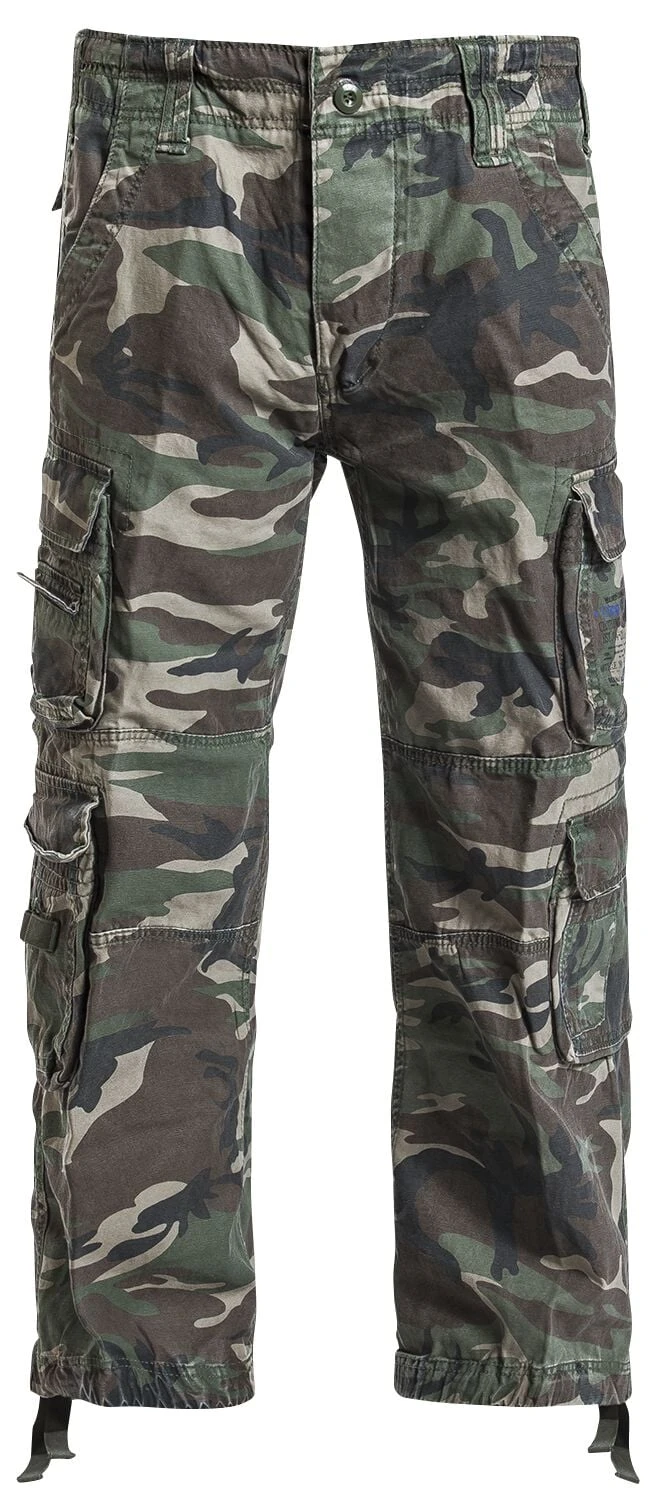 "Pure Vintage Trousers" Cargohose Woodland Von Brandit 5 "Pure Vintage Trousers" Cargohose Woodland Von Brandit – Bild 3