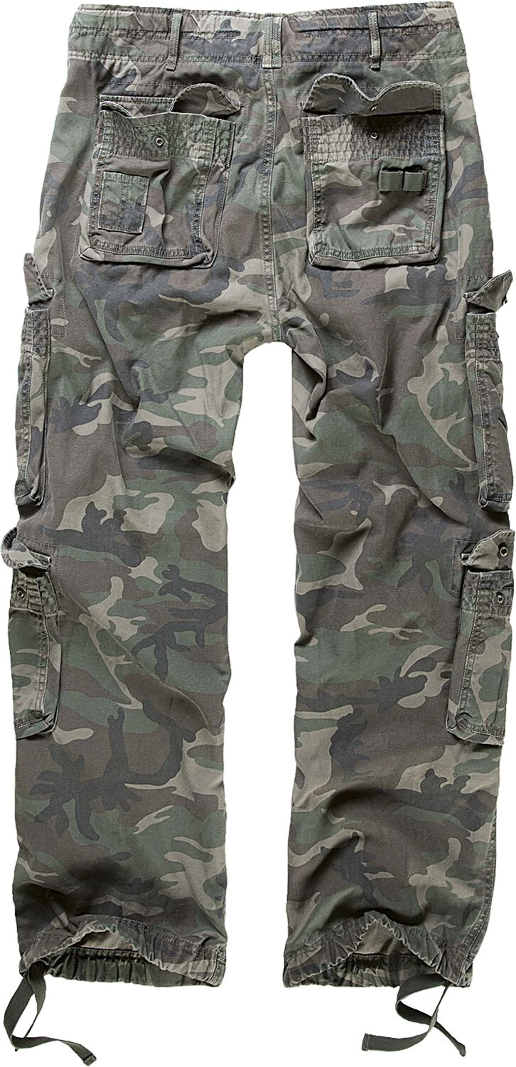 "Pure Vintage Trousers" Cargohose Woodland Von Brandit 6 "Pure Vintage Trousers" Cargohose Woodland Von Brandit – Bild 4