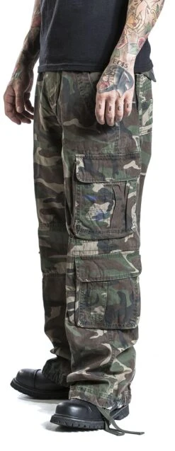 "Pure Vintage Trousers" Cargohose Woodland Von Brandit 20 "Pure Vintage Trousers" Cargohose Woodland Von Brandit -Stil Tanz Verkaufsgeschäft 373572wa2