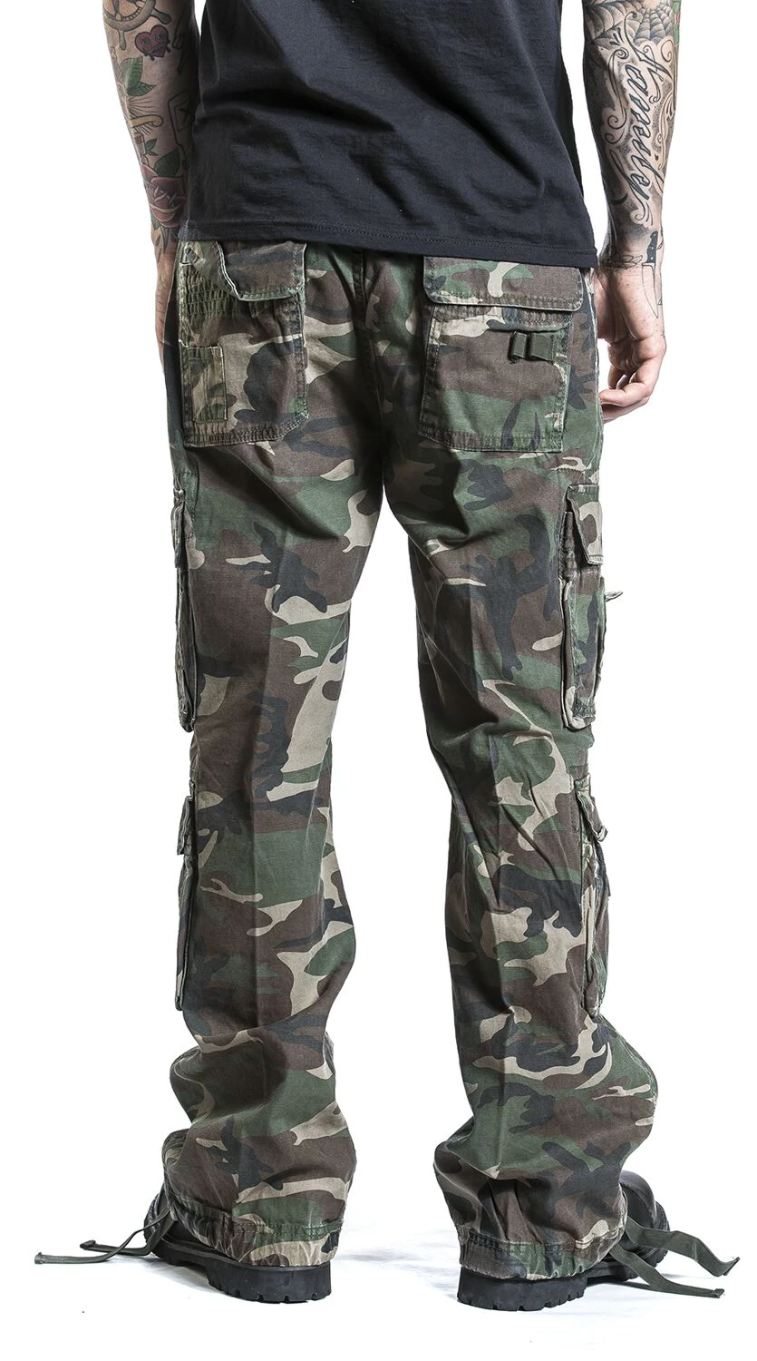 "Pure Vintage Trousers" Cargohose Woodland Von Brandit 12 "Pure Vintage Trousers" Cargohose Woodland Von Brandit – Bild 10