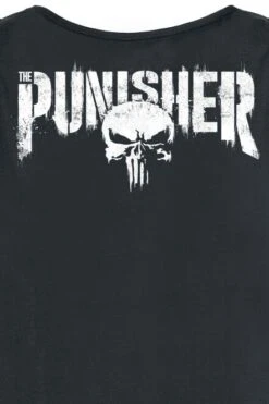 "Sprayed Skull Logo" Tank-Top Schwarz Von The Punisher -Stil Tanz Verkaufsgeschäft 374923d2