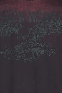 "Through The Glass" Langarmshirt Bordeaux Von Rock Rebel By EMP -Stil Tanz Verkaufsgeschäft 377801d4