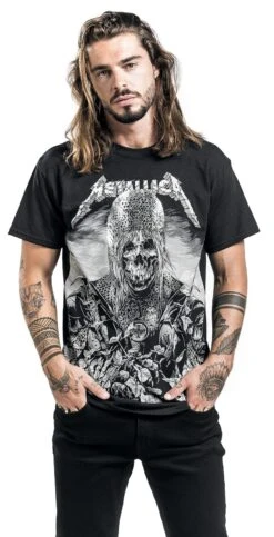 "Templar" T-Shirt Schwarz Von Metallica -Stil Tanz Verkaufsgeschäft 381985wa