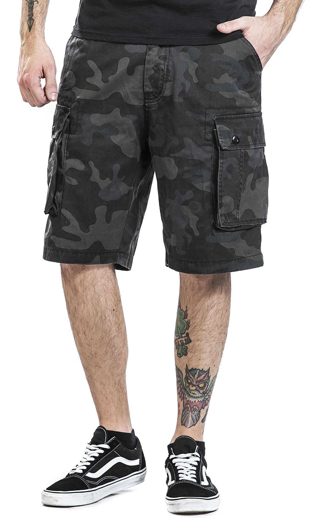 "Cody Vintage Short" Short Darkcamo Von Brandit 9 "Cody Vintage Short" Short Darkcamo Von Brandit – Bild 7