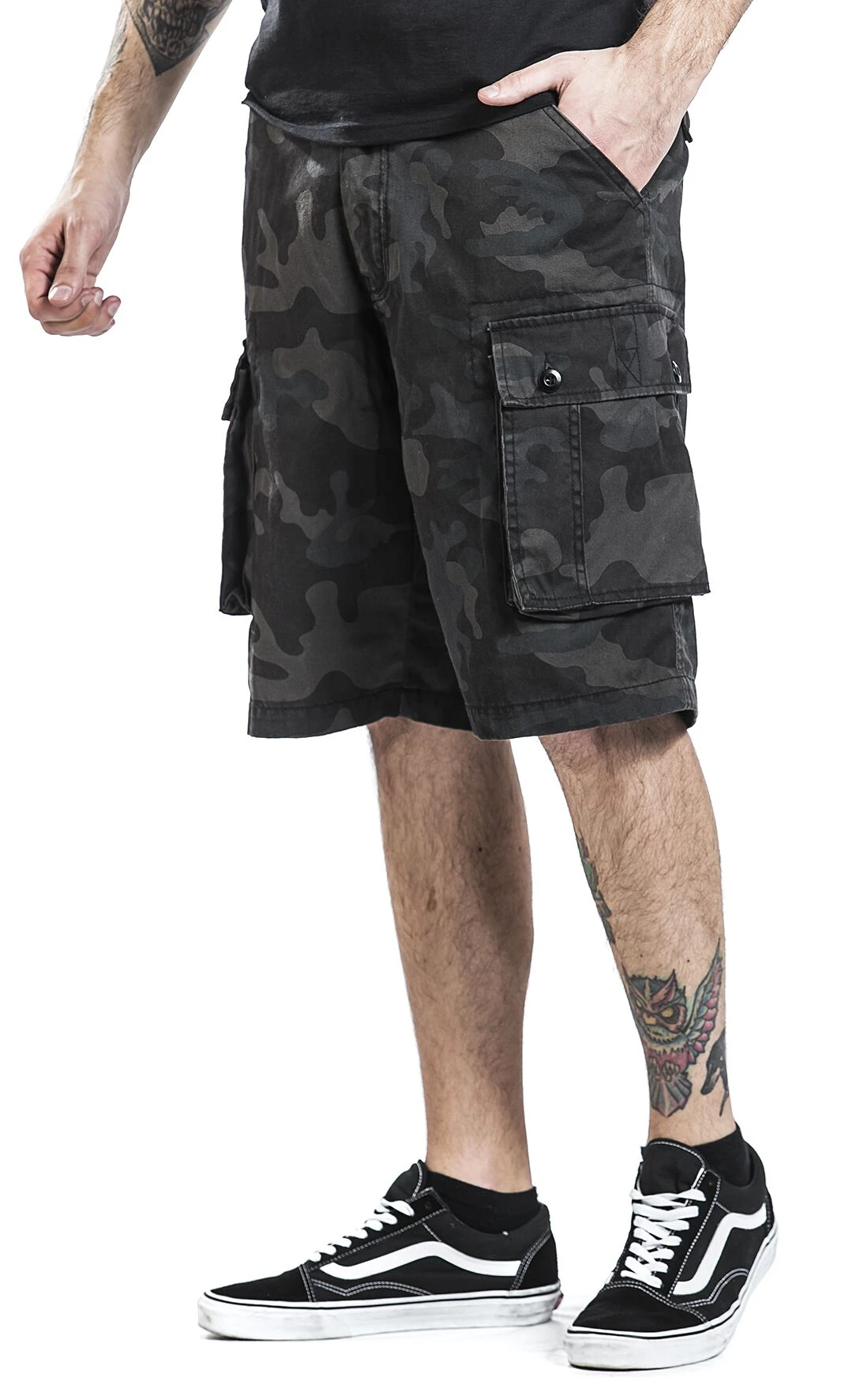 "Cody Vintage Short" Short Darkcamo Von Brandit 10 "Cody Vintage Short" Short Darkcamo Von Brandit – Bild 8