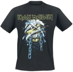 "Powerslave Head" T-Shirt Schwarz Von Iron Maiden
