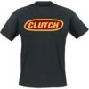 "Logo" T-Shirt Schwarz Von Clutch -Stil Tanz Verkaufsgeschäft 391036a