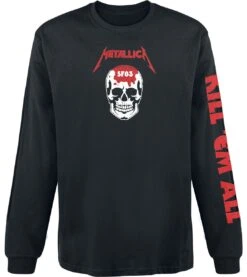 "Kill 'Em All - Skull" Langarmshirt Schwarz Von Metallica