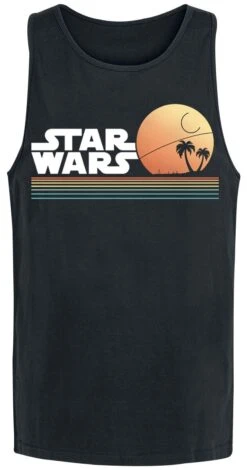 "Beachclub" Tank-Top Schwarz Von Star Wars