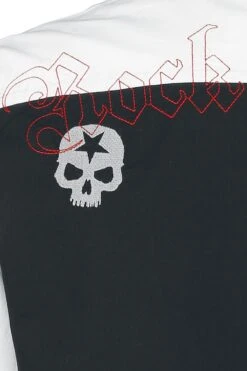"There Is No Business Like Rock Business" Langarmhemd Schwarz/weiß Von Rock Rebel By EMP -Stil Tanz Verkaufsgeschäft 395292d