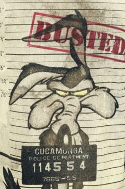 "Coyote - Mugshot" T-Shirt Schwarz Von Looney Tunes -Stil Tanz Verkaufsgeschäft 443250d