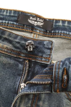 "Pete" Jeans Blau Von Rock Rebel By EMP -Stil Tanz Verkaufsgeschäft 444016d