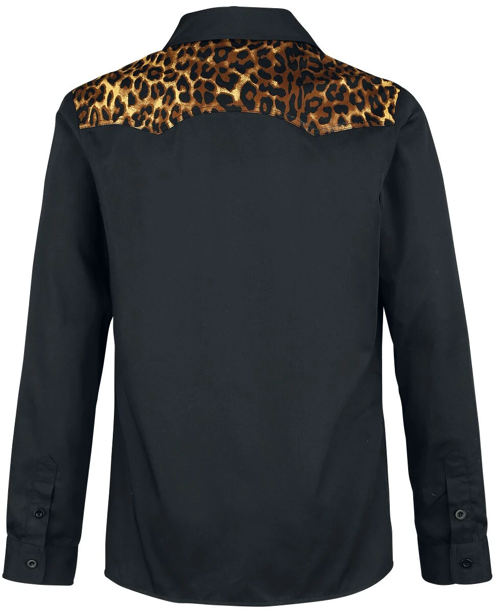 "Leo Panel" Langarmhemd Schwarz/leo Von Banned Alternative 4 "Leo Panel" Langarmhemd Schwarz/leo Von Banned Alternative – Bild 2